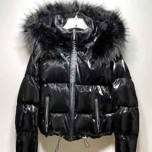 NWT Maniér DeVoir PVC puffer coat
